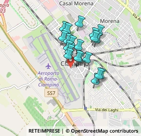 Mappa Via della Repubblica, 00043 Ciampino RM, Italia (0.6705)