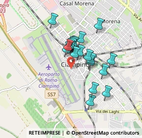 Mappa Via della Repubblica, 00043 Ciampino RM, Italia (0.705)