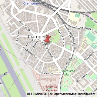 Mappa Viale di Marino, 3, 00043 Ciampino, Roma (Lazio)