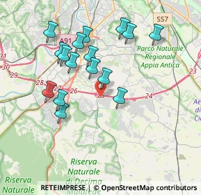 Mappa Via Bruno Pontecorvo, 00134 Roma RM, Italia (3.81375)