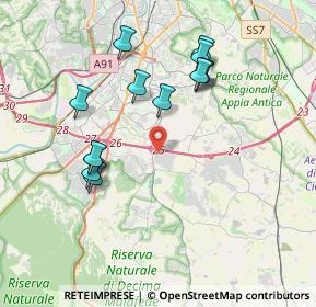 Mappa Via Bruno Pontecorvo, 00134 Roma RM, Italia (3.92154)