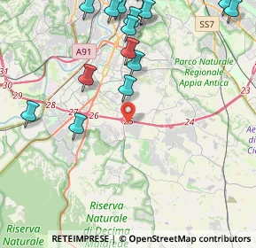 Mappa Via Bruno Pontecorvo, 00134 Roma RM, Italia (6.283)
