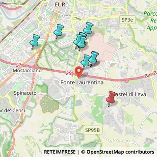 Mappa Via Bruno Pontecorvo, 00134 Roma RM, Italia (1.79636)