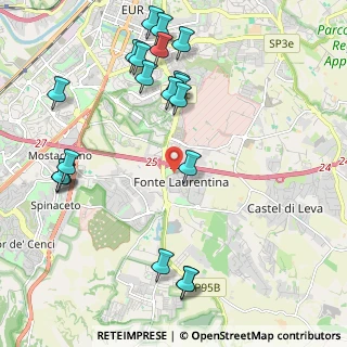 Mappa Via Bruno Pontecorvo, 00134 Roma RM, Italia (2.6505)
