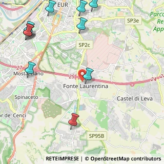 Mappa Via Bruno Pontecorvo, 00134 Roma RM, Italia (3.26273)