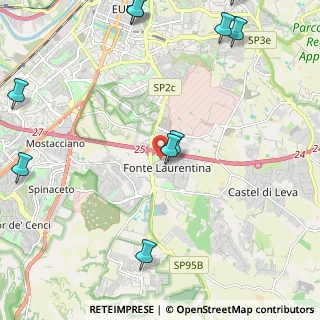 Mappa Via Bruno Pontecorvo, 00134 Roma RM, Italia (3.37182)