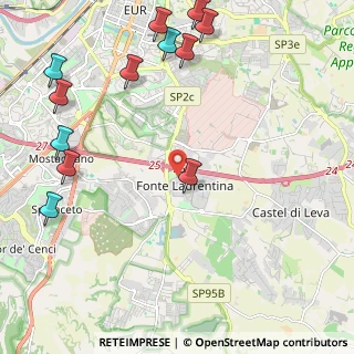 Mappa Via Bruno Pontecorvo, 00134 Roma RM, Italia (3.07083)