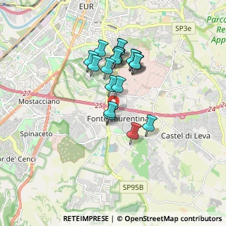Mappa Via Bruno Pontecorvo, 00134 Roma RM, Italia (1.5395)