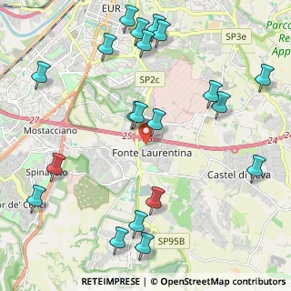 Mappa Via Bruno Pontecorvo, 00134 Roma RM, Italia (2.7875)