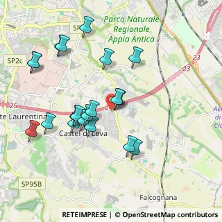 Mappa Via Giovanni Ignazio Molina, 00134 Roma RM, Italia (2.0855)