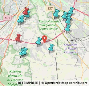 Mappa Via Giovanni Ignazio Molina, 00134 Roma RM, Italia (4.93882)