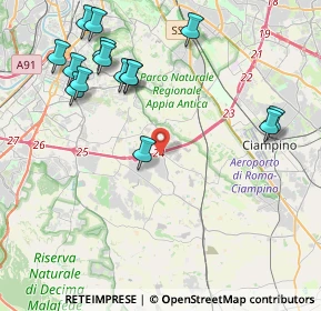 Mappa Via Giovanni Ignazio Molina, 00134 Roma RM, Italia (5.10133)