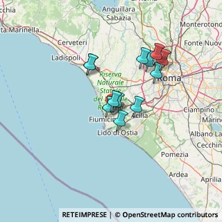 Mappa Aeroporto Leonardo da Vinci - Terminal, 00054 Fiumicino RM, Italia (11.56583)