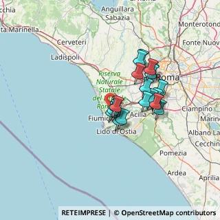 Mappa Boarding Area G, 00054 Fiumicino RM, Italia (11.285)
