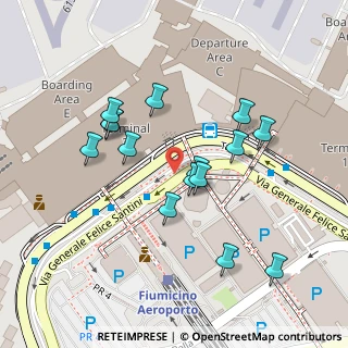 Mappa Via dell'Aeroporto di Fiumicino, 00050 Roma RM, Italia (0.09333)