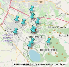 Mappa V.le Giovanni Dusmet, 00046 Grottaferrata RM, Italia (3.24273)
