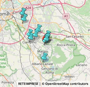 Mappa V.le Giovanni Dusmet, 00046 Grottaferrata RM, Italia (5.54833)