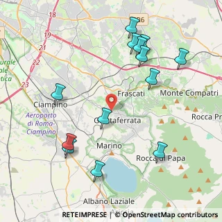 Mappa Grottaferrata, 00046 Grottaferrata RM, Italia (4.90462)