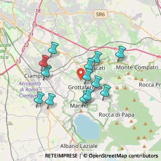 Mappa Grottaferrata, 00046 Grottaferrata RM, Italia (3.34154)
