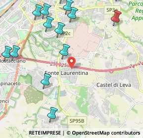 Mappa Via Orazio Tedone, 00134 Roma RM, Italia (3.03214)