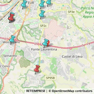 Mappa Via Orazio Tedone, 00134 Roma RM, Italia (3.51)
