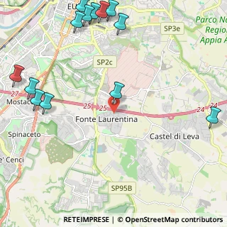 Mappa Via Orazio Tedone, 00134 Roma RM, Italia (3.33231)
