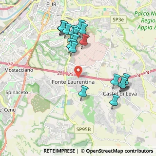 Mappa Via Orazio Tedone, 00134 Roma RM, Italia (2.217)