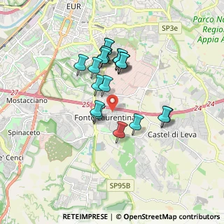 Mappa Via Orazio Tedone, 00134 Roma RM, Italia (1.58)