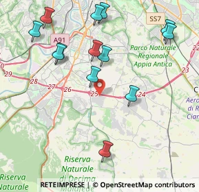 Mappa Via Orazio Tedone, 00134 Roma RM, Italia (4.86231)
