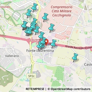 Mappa Via Orazio Tedone, 00134 Roma RM, Italia (0.9895)