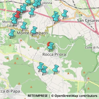 Mappa Via Malpasso d'Acqua, 00079 Rocca Priora RM, Italia (3.2355)