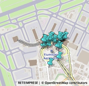 Mappa Via dell' Aeroporto di Fiumicino 320 Airport, 00050 Fiumicino RM, Italia (0.258)