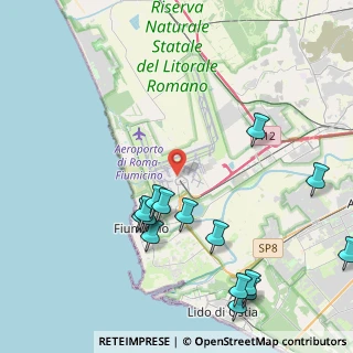 Mappa Via dell' Aeroporto di Fiumicino 320 Airport, 00054 Fiumicino RM, Italia (5.276)