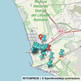 Mappa Via dell' Aeroporto di Fiumicino 320 Airport, 00054 Fiumicino RM, Italia (3.5535)