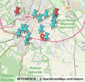 Mappa Via Antonio Signorini, 00134 Roma RM, Italia (3.846)