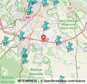 Mappa Via Antonio Signorini, 00134 Roma RM, Italia (6.791)