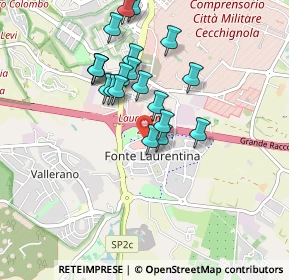 Mappa Via Antonio Signorini, 00134 Roma RM, Italia (0.8475)