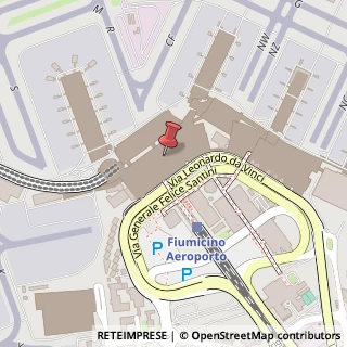 Mappa Via dell' Aeroporto di Fiumicino, Terminal 3, Area Schengen, 00054 Fiumicino RM, Italia, 00054 Fiumicino, Roma (Lazio)