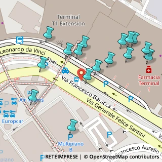 Mappa Via Generale Felice Santini, 00054 Fiumicino RM, Italia (0.07647)