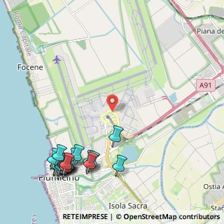 Mappa Via Generale Felice Santini, 00054 Fiumicino RM, Italia (3.0725)