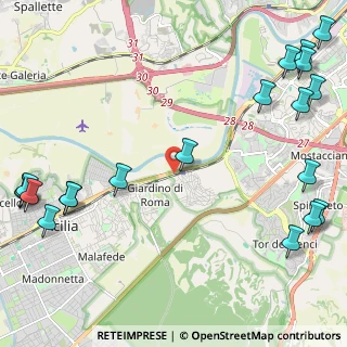 Mappa Via Ostiense, 00127 Vitinia RM, Italia (3.529)