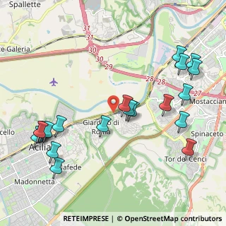 Mappa Via Ostiense, 00127 Vitinia RM, Italia (2.635)