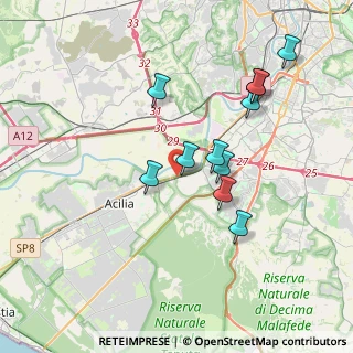 Mappa Via Ostiense, 00127 Vitinia RM, Italia (3.68364)
