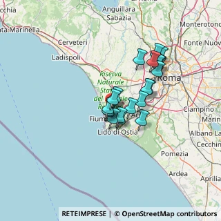 Mappa Roma Fiumicino Aeroporto, 00054 Fiumicino RM, Italia (10.587)