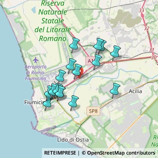 Mappa Via dei Collettori, 00054 Fiumicino RM, Italia (3.41412)