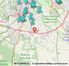 Mappa Via Guido Ascoli, 00134 Roma RM, Italia (6.287)