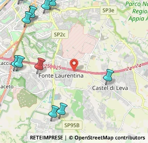 Mappa Via Guido Ascoli, 00134 Roma RM, Italia (3.29833)