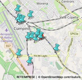 Mappa Via Milano, 00043 Ciampino RM, Italia (0.97)