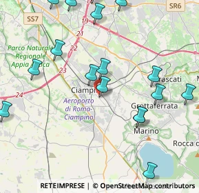 Mappa Via Milano, 00043 Ciampino RM, Italia (5.774)