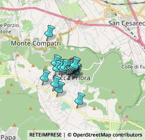 Mappa Piazza Umberto I, 00079 Rocca Priora RM, Italia (0.9055)